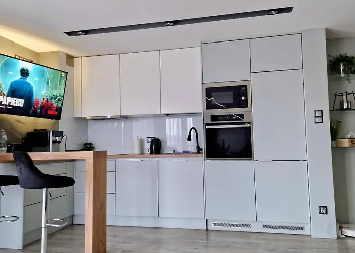 Apartament Szwedzka - Garaz Podziemnym , Dostep 24H Code , Duzy Taras 30M